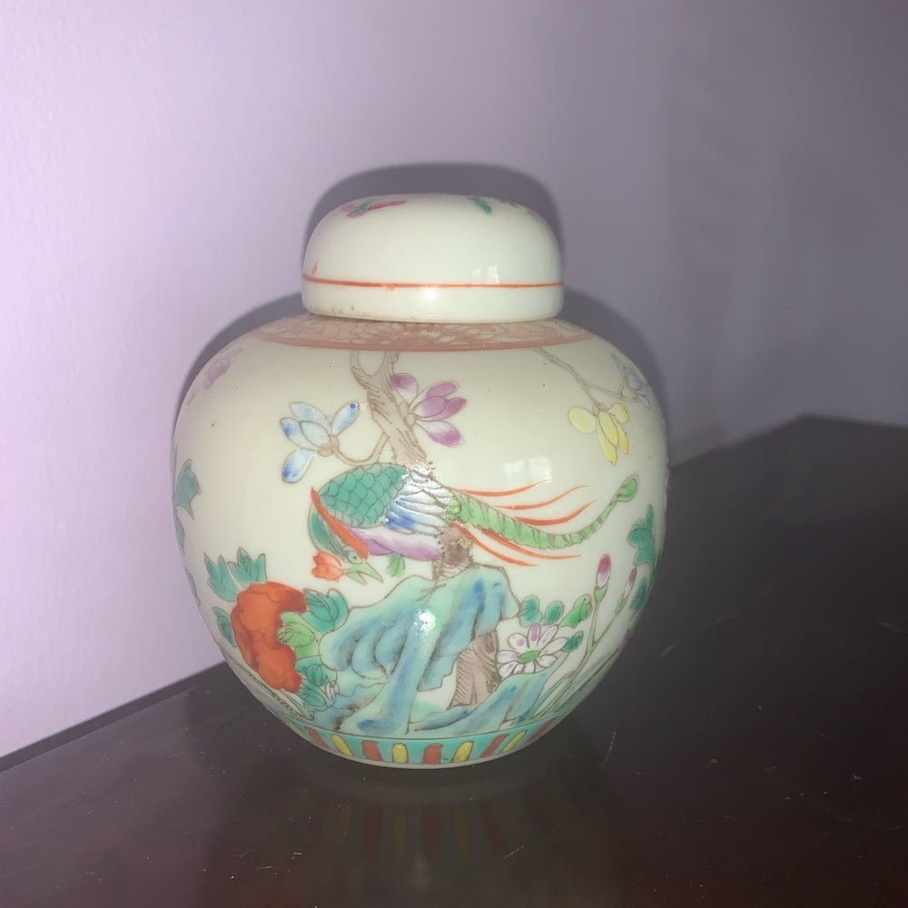 Decorative Multicolor Ceramic Jar